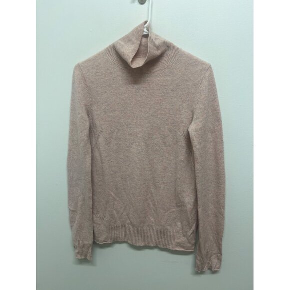 Zadig & Voltaire Womens Pink Star Turtleneck Cashmere Sweater Size S - Picture 2 of 9